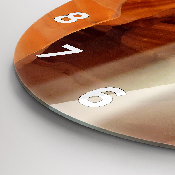 hodiny na skle Pouštní kaňon