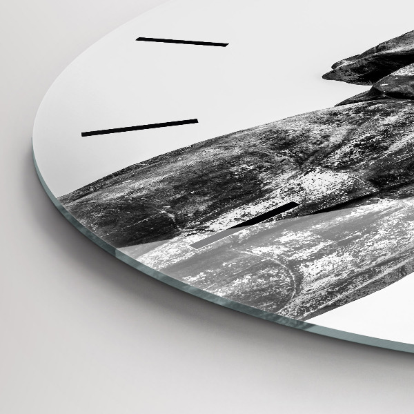 hodiny na skle Socha Svobody v Budapešti