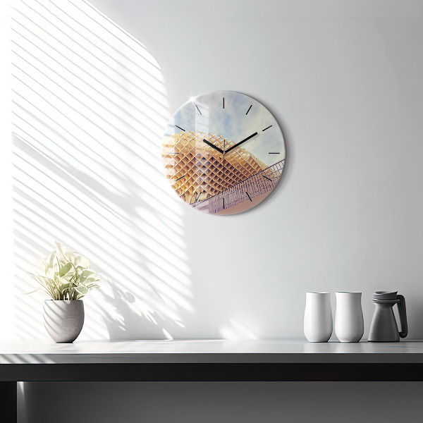 hodiny na skle Vyhlídka v Seville