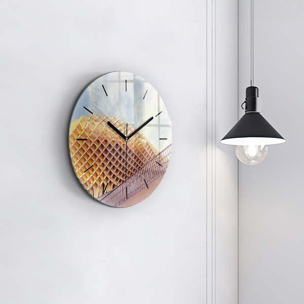 hodiny na skle Vyhlídka v Seville