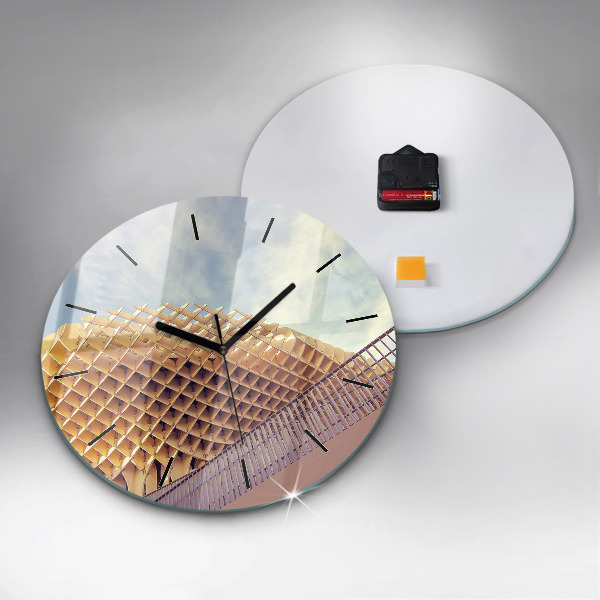 hodiny na skle Vyhlídka v Seville