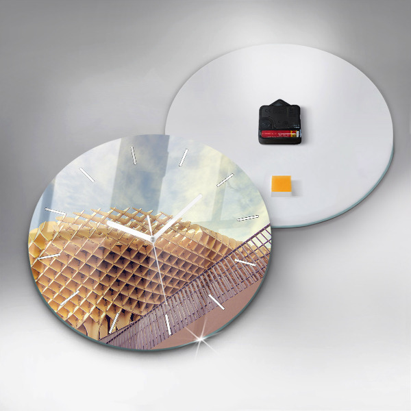 hodiny na skle Vyhlídka v Seville