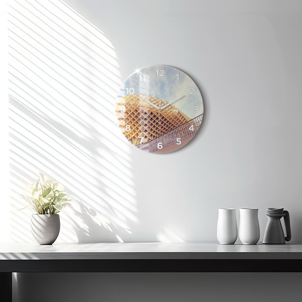 hodiny na skle Vyhlídka v Seville