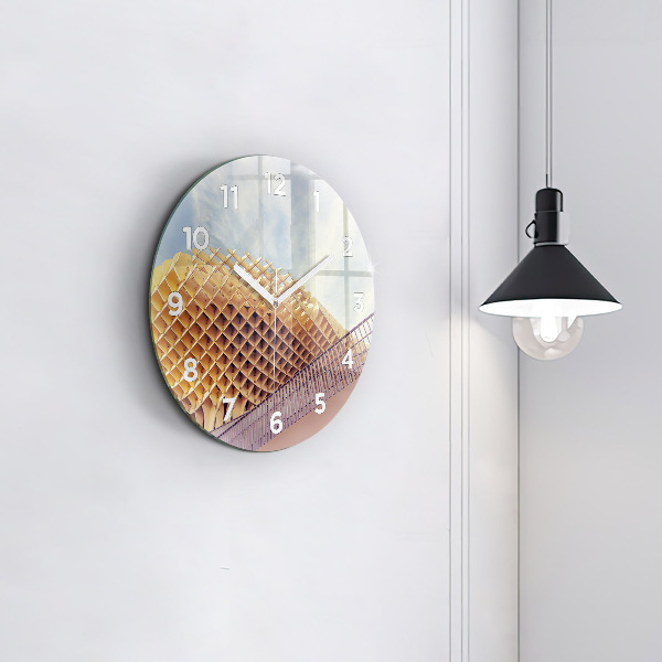 hodiny na skle Vyhlídka v Seville