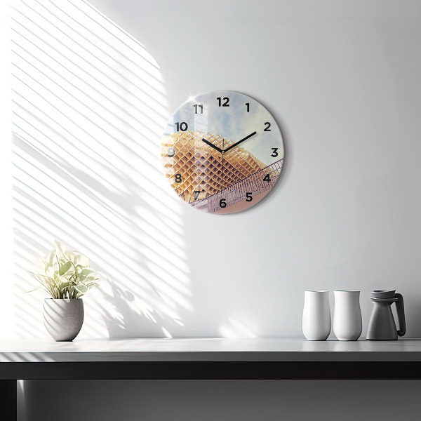 hodiny na skle Vyhlídka v Seville