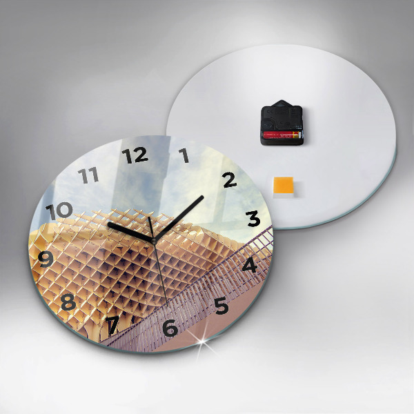 hodiny na skle Vyhlídka v Seville