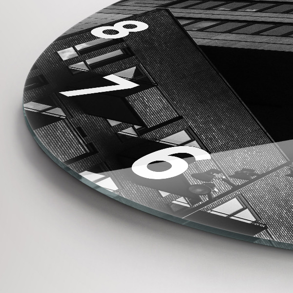 hodiny na skle Architektura v Amsterdamu