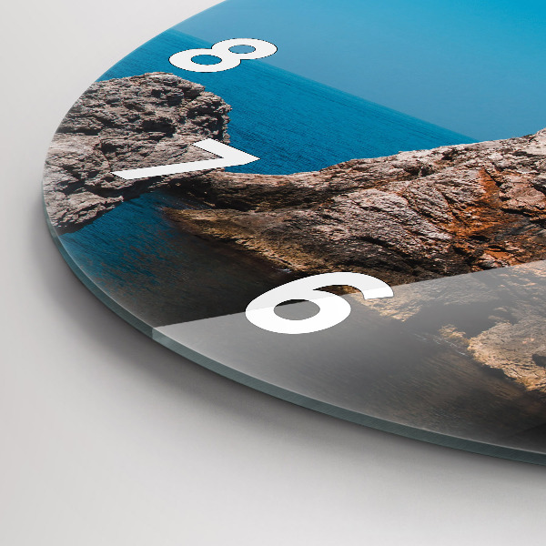 hodiny na skle Útesy v Dubrovníku