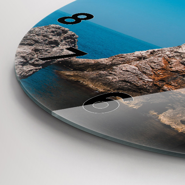 hodiny na skle Útesy v Dubrovníku