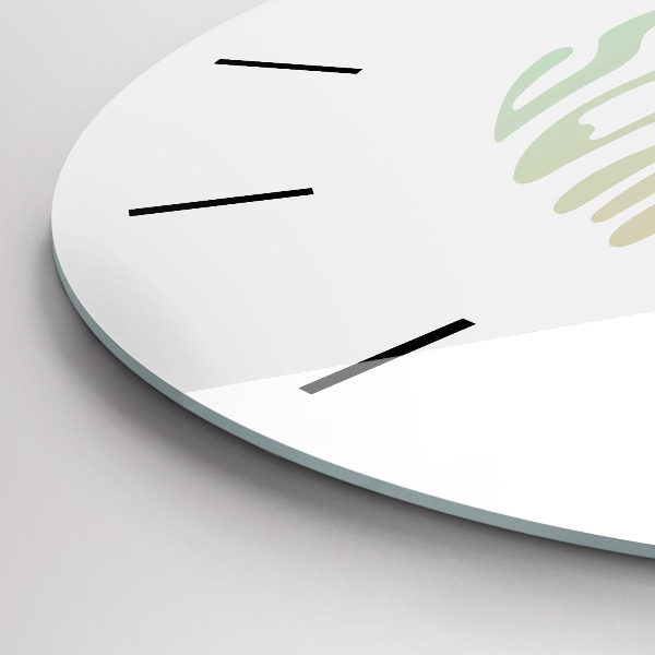 hodiny na skle Ahoj léto!