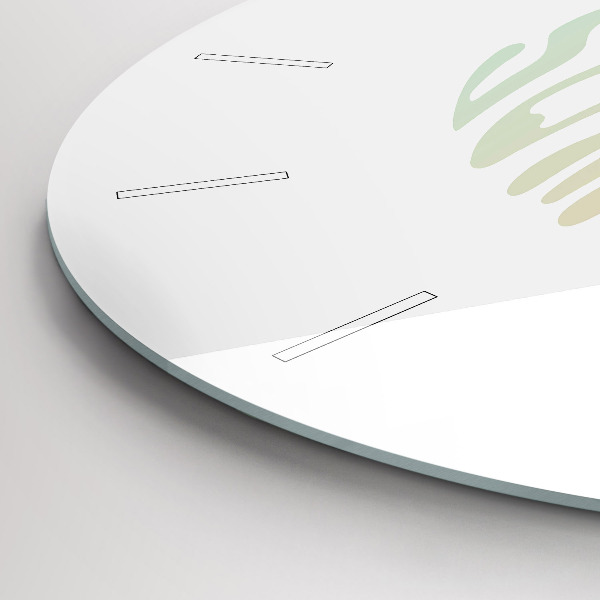 hodiny na skle Ahoj léto!