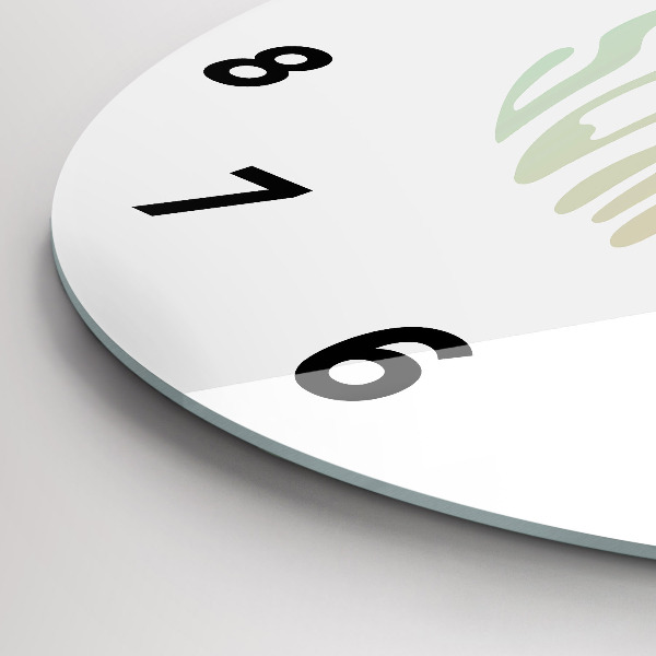 hodiny na skle Ahoj léto!