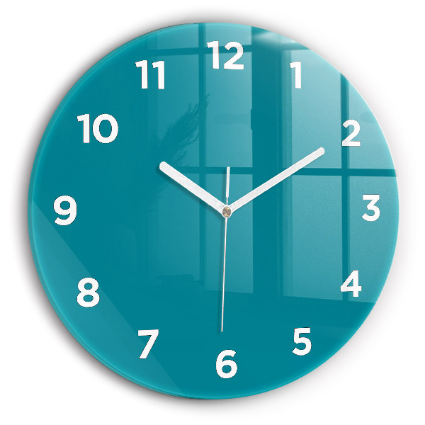 hodiny na skle Mořská