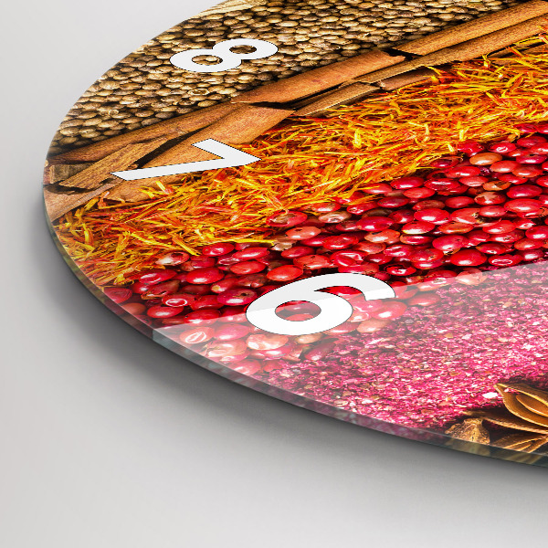 hodiny na skle Řady koření