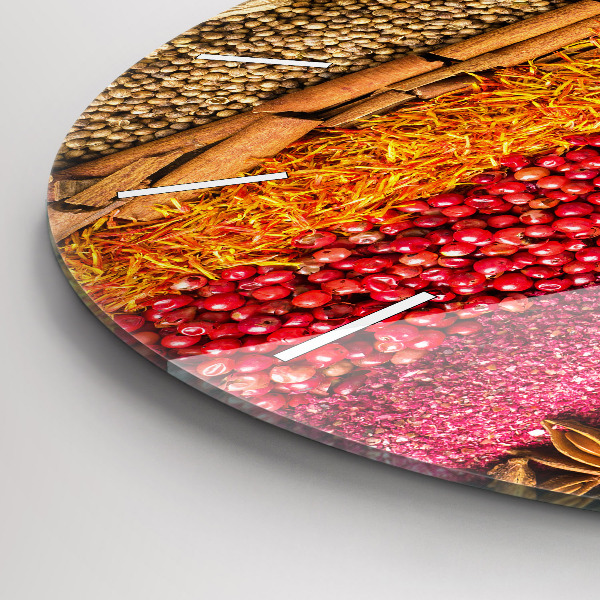 hodiny na skle Řady koření