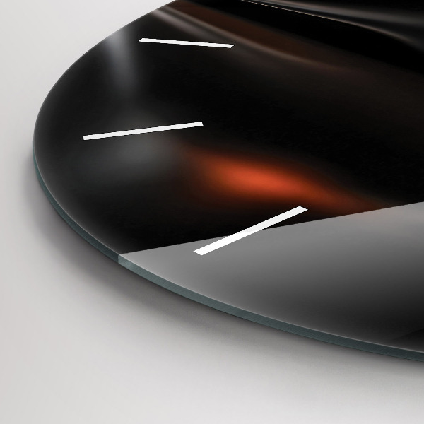 hodiny na skle Abstraktní