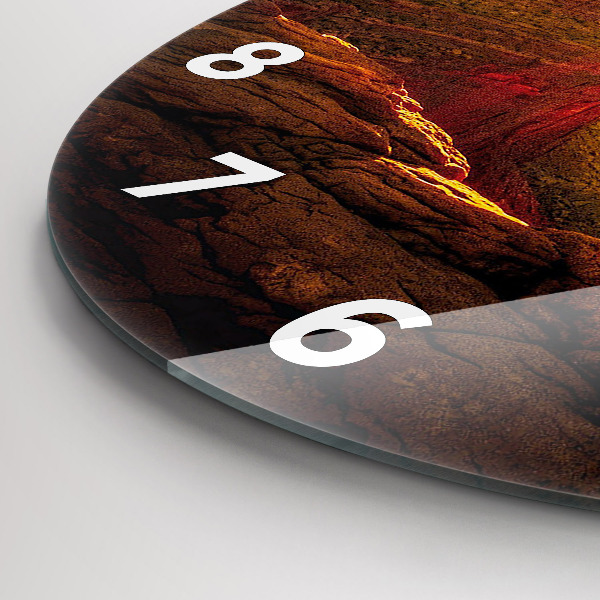 hodiny na skle Velký kaňon v Arizoně