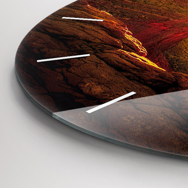 hodiny na skle Velký kaňon v Arizoně