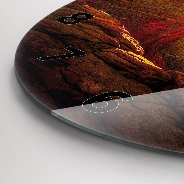 hodiny na skle Velký kaňon v Arizoně