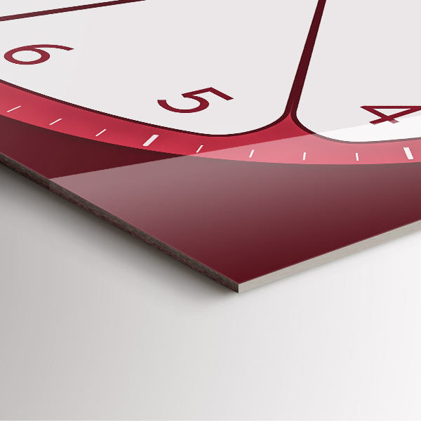 Skleněné nástěnné hodiny Nakrájené ovoce